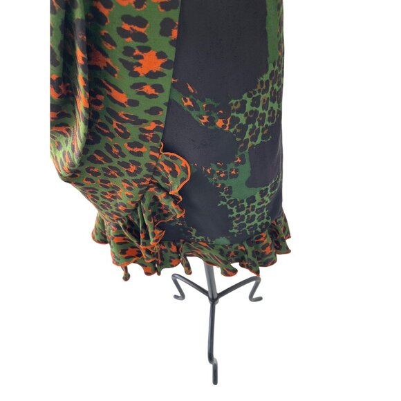 Yves Saint Laurent Womens Skirt Size Small Multicolor Custom Faux Wrap - Picture 8 of 12